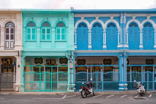 Sino-Portuguese buildings in Phuket Old Town